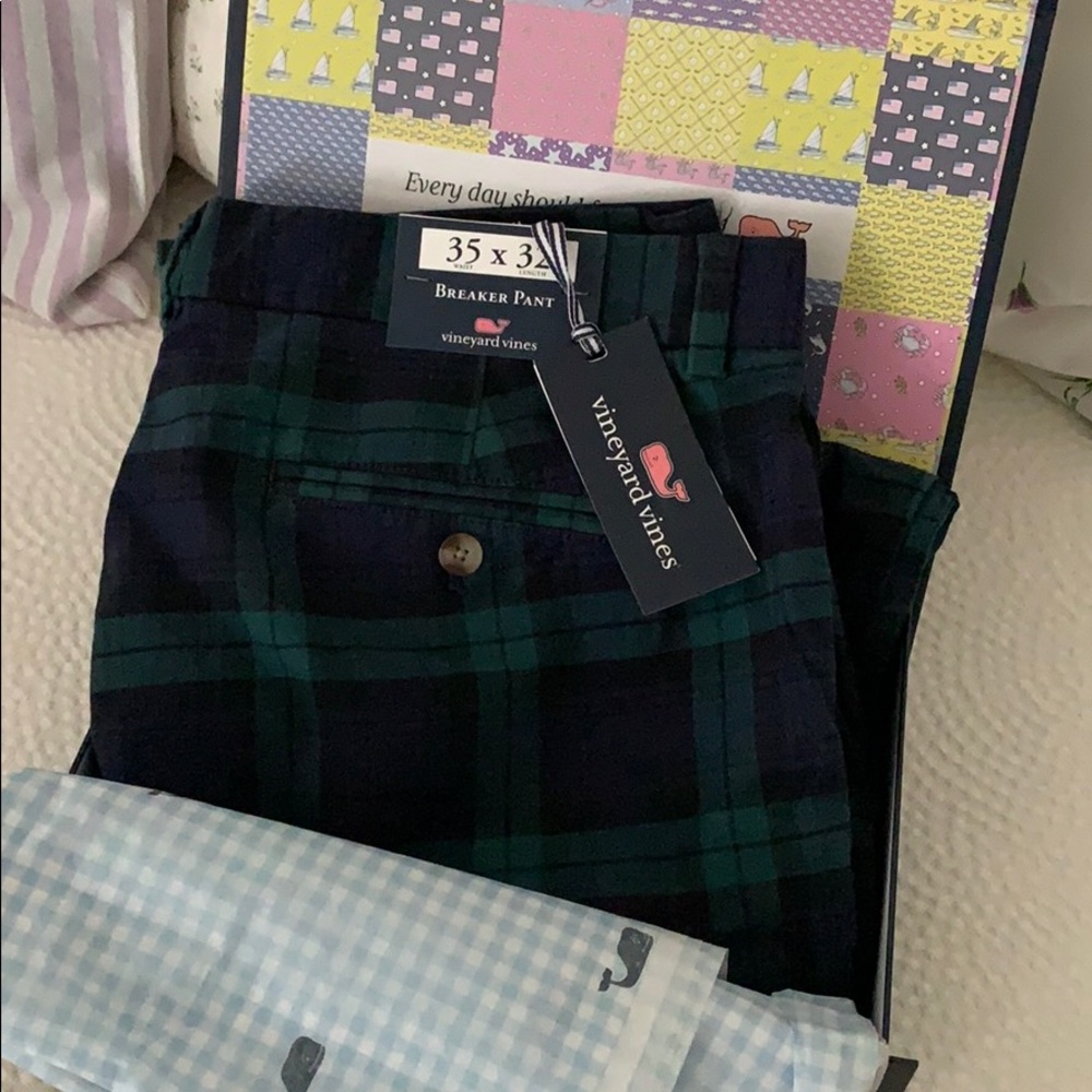 New Vineyard Vines Breaker Pant | “Blue Blazer”